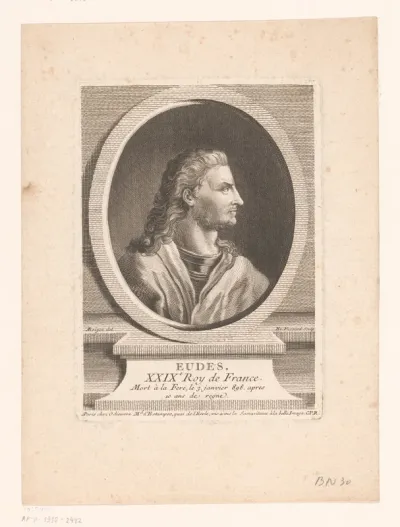 Portret van Odo I van Frankrijk