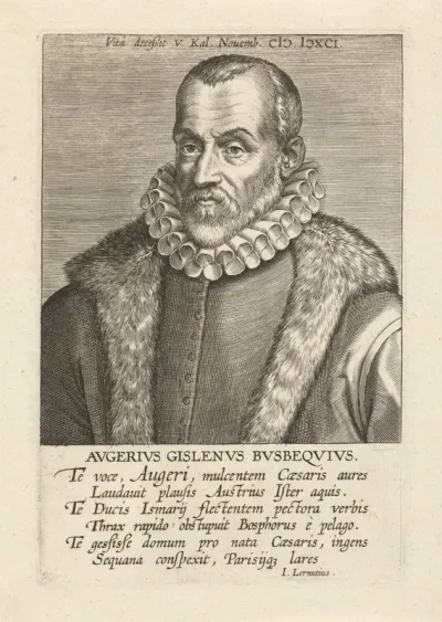 Portret van Ogier Ghislain de Busbecq