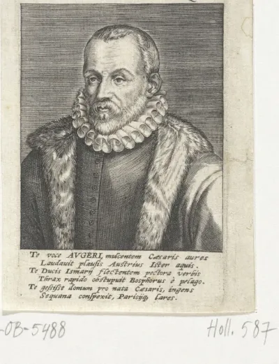 Portret van Ogier Ghislain de Busbecq