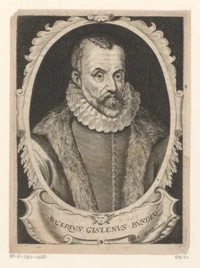 Portret van Ogier Ghislain de Busbecq