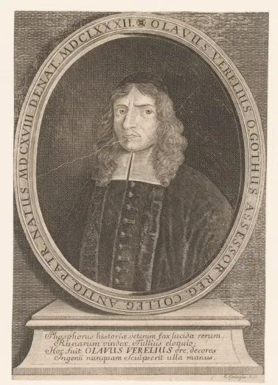 Portret van Olaus Verelius