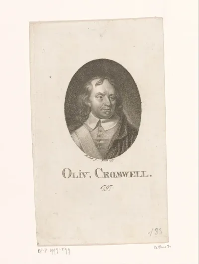 Portret van Olivier Cromwell