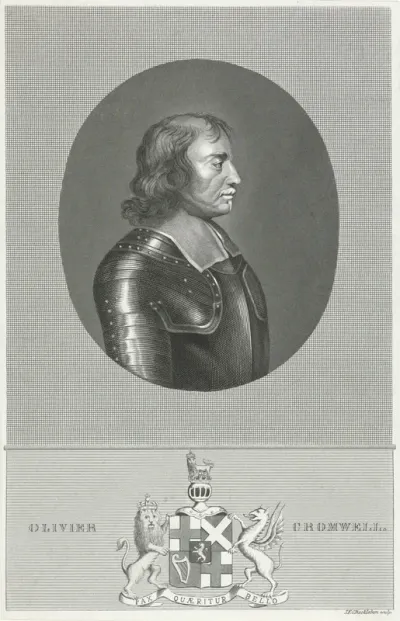 Portret van Olivier Cromwell