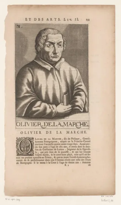 Portret van Olivier de La Marche