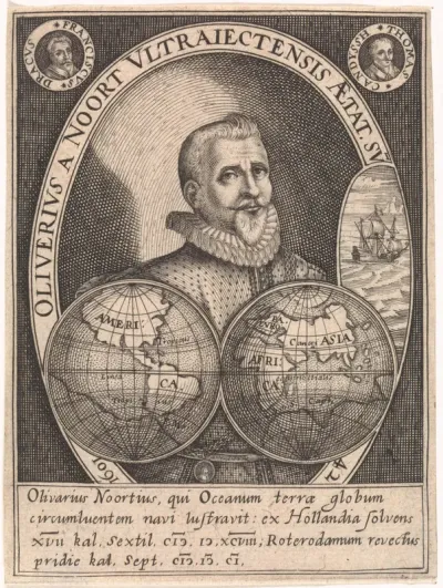Portret van Olivier van Noort