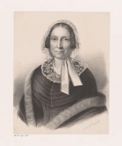 Portret van onbekende dame