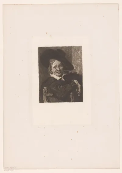 Portret van onbekende man met een hoed