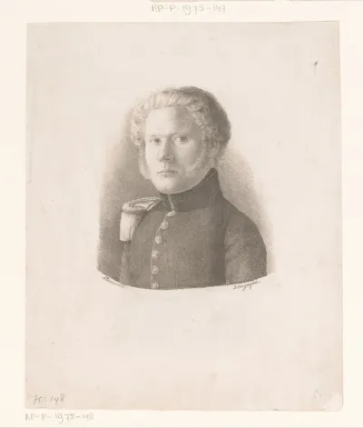 Portret van onbekende militair