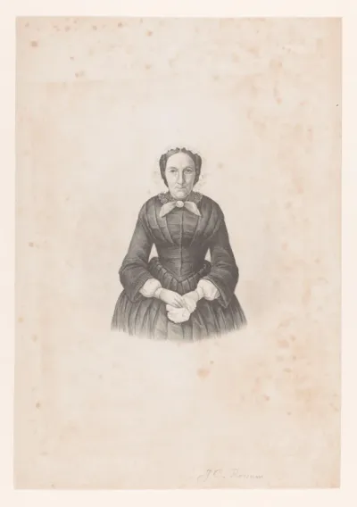 Portret van onbekende vrouw