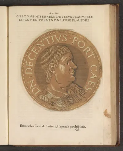 Portret van onderkeizer Decentius