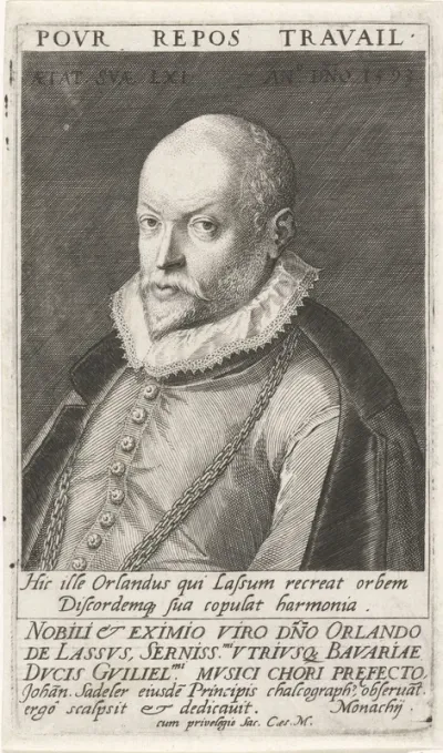 Portret van Orlando di Lasso
