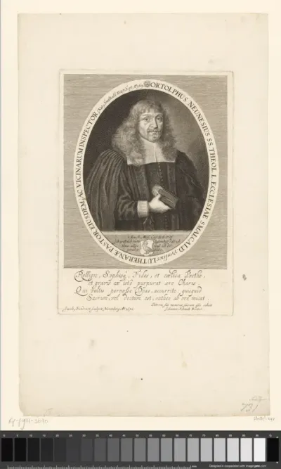 Portret van Ortolf Neunesius