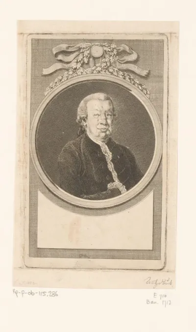 Portret van Otto Christian Schoene