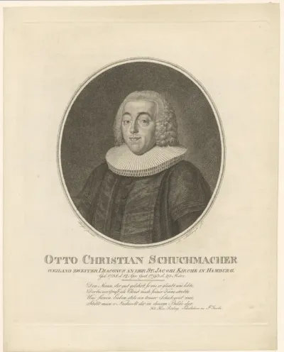 Portret van Otto Christian Schuchmacher