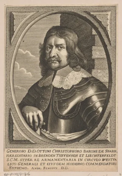 Portret van Otto Christoph van Sparr