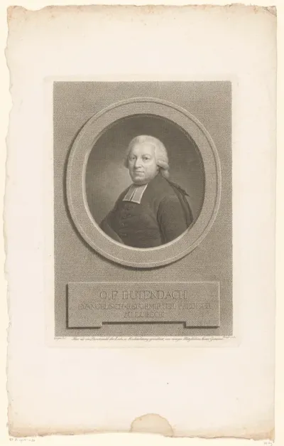 Portret van Otto Friedrich Butendach