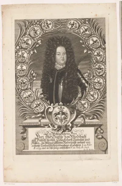 Portret van Otto George von Wiedebach
