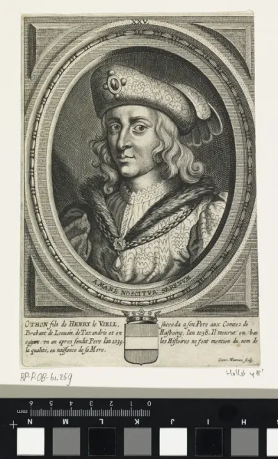 Portret van Otto, graaf van Brabant en Leuven