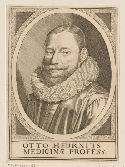 Portret van Otto Heurnius