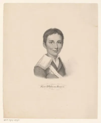 Portret van Otto I (koning van Griekenland)