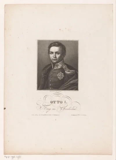 Portret van Otto I van Griekenland