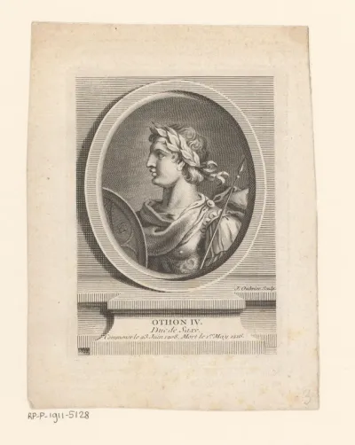 Portret van Otto IV