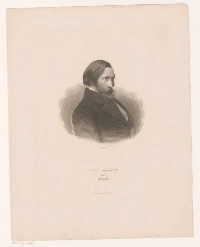 Portret van Otto Ludwig