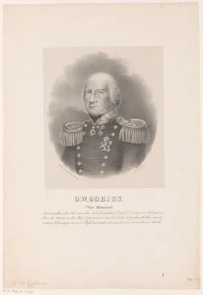 Portret van Otto Willem Gobius