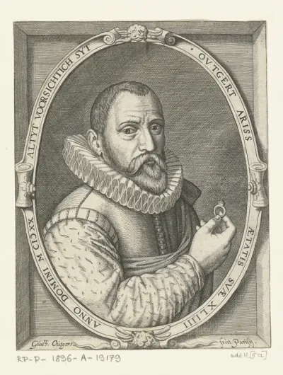Portret van Outgert Ariss van Akersloot op 44-jarige leeftijd