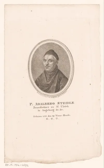 Portret van P. Adabero Steidle