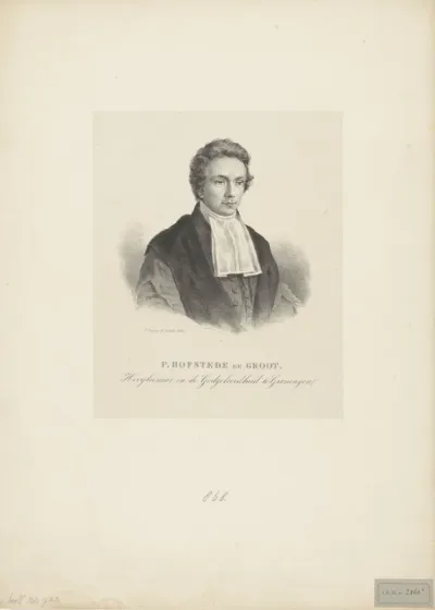 Portret van P. Hofstede de Groot