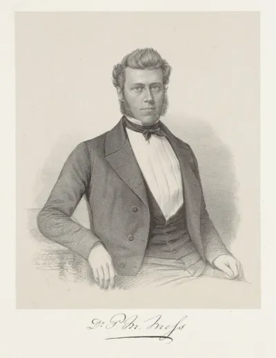 Portret van P.M. Mess
