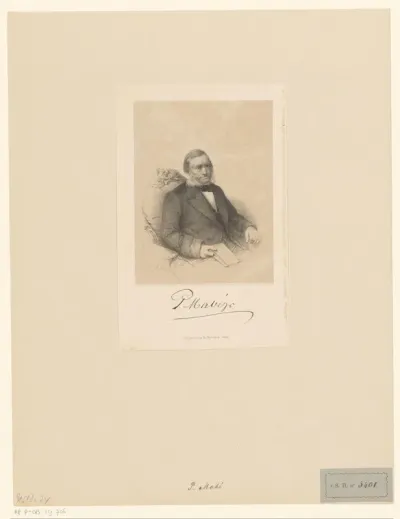 Portret van P. Mabé Jr.