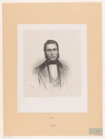 Portret van P. Peele