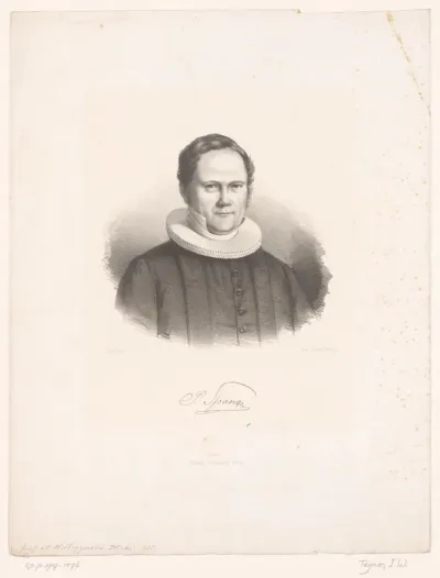 Portret van P. Spangen