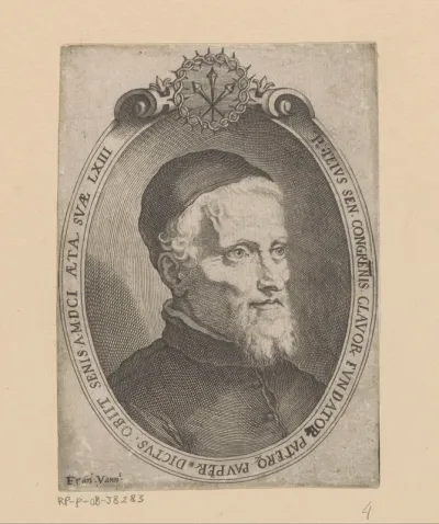 Portret van P. Teius