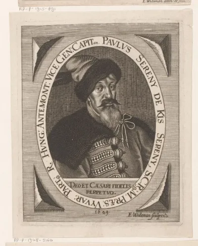 Portret van Pál Serényi von Kis-Serény