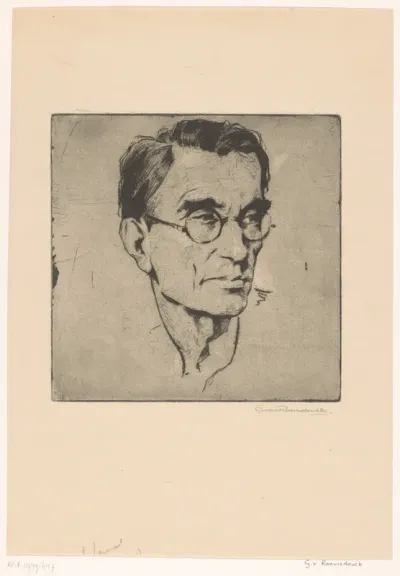 Portret van Panait Istrati