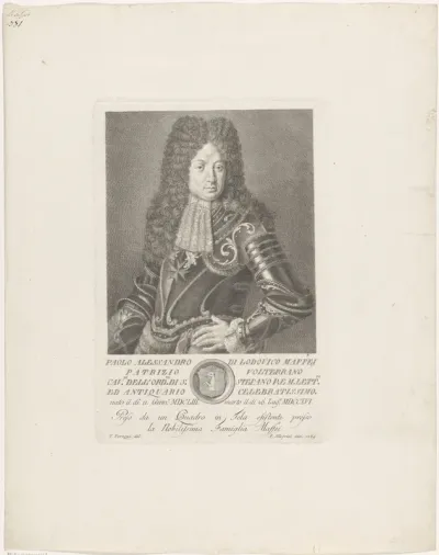 Portret van Paolo Alessandro Maffei