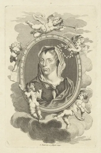 Portret van papierknipster Johanna Koerten
