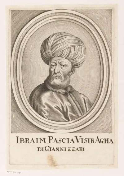 Portret van Pargalı Ibrahim Pasha