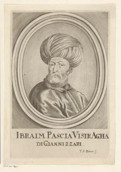 Portret van Pargalı Ibrahim Pasha