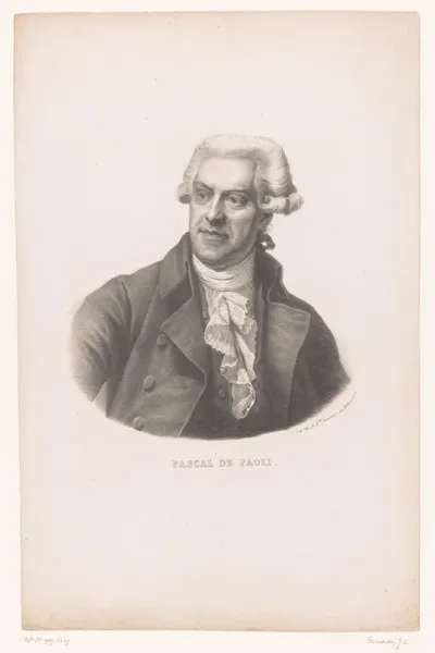 Portret van Pascal Paoli
