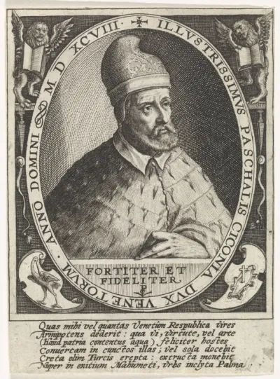 Portret van Paschalis Ciconia