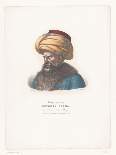Portret van pasja Omer Briones