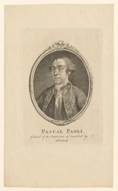 Portret van Pasquale Paoli