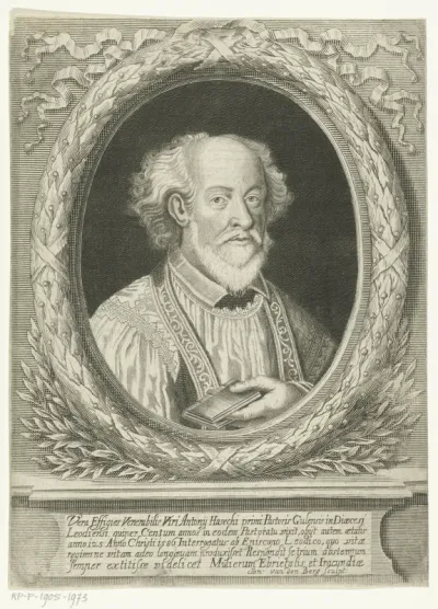 Portret van pastoor Anton Haeseck