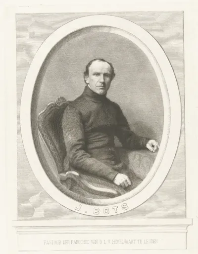 Portret van Pastoor J. Bots
