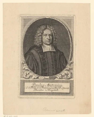 Portret van Paul Anton