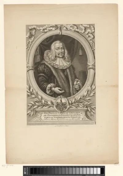 Portret van Paul Carl Groland von und zu Erlenstegen und Ödenberg